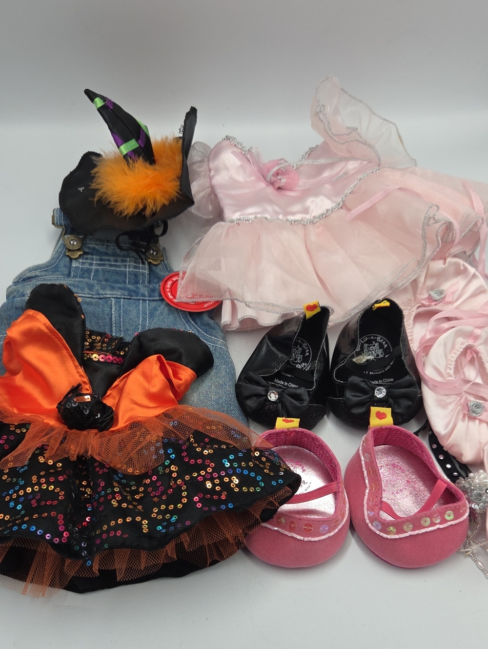 Build-A-Bear Halloween & Princess Costume, Jean Overalls And Accesories